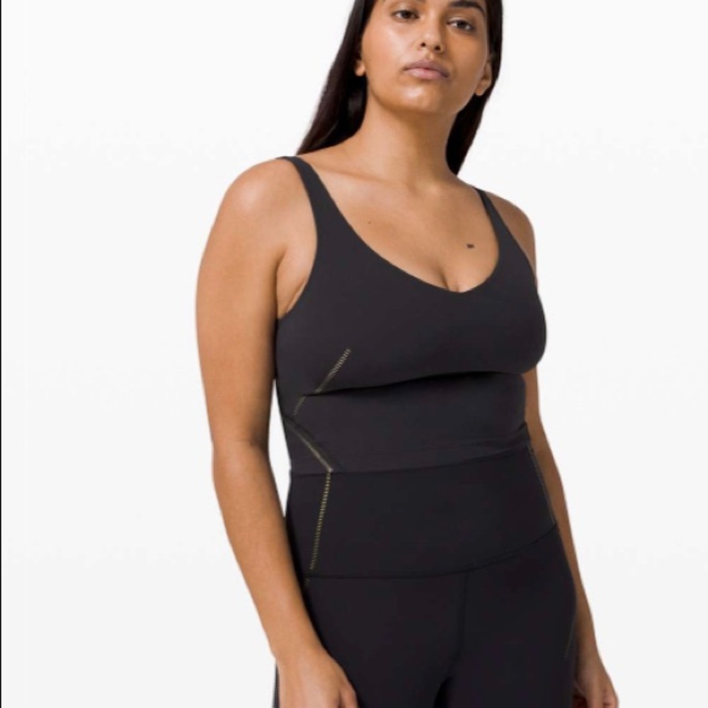 Lululemon Align Tank Black and Gold